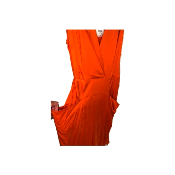 NWT Anne Klein Dress - Size 10 - Rusty Orange - Picture 7 of 8